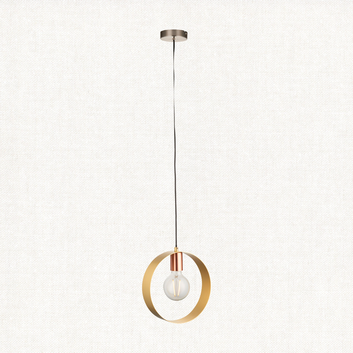 Brushed brass, nickel & copper plate