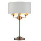 Antique brass plate & vintage white fabric