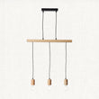 Matt black & natural wood