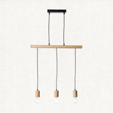 Matt black & natural wood