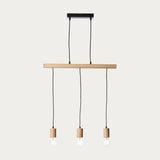 Matt black & natural wood