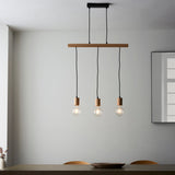 Matt black & natural wood