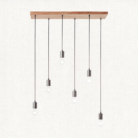 Oak stained plywood & anthracite