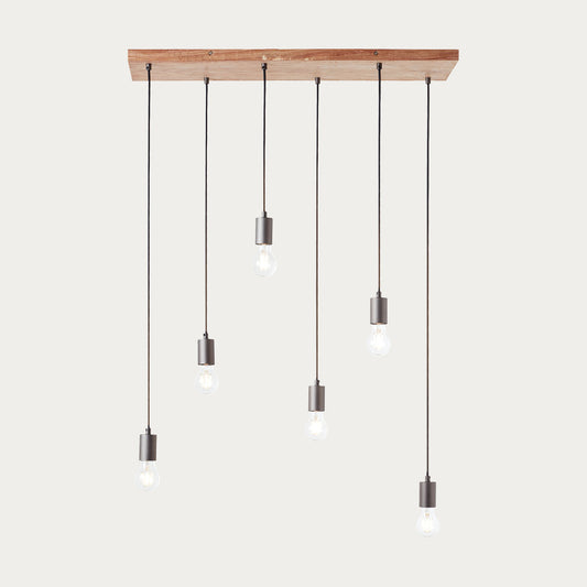 Oak stained plywood & anthracite