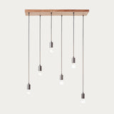 Oak stained plywood & anthracite