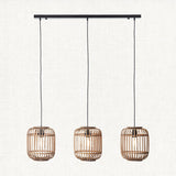 Natural bamboo, plywood & matt black paint