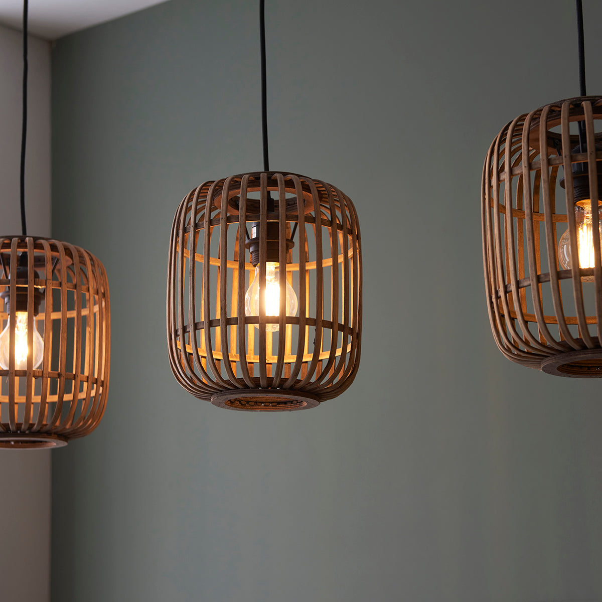 Natural bamboo, plywood & matt black paint