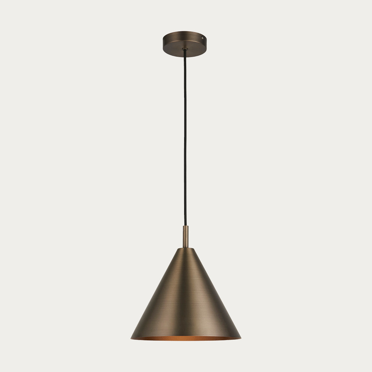 Brushed antique bronze plate