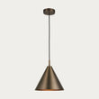 Brushed antique bronze plate