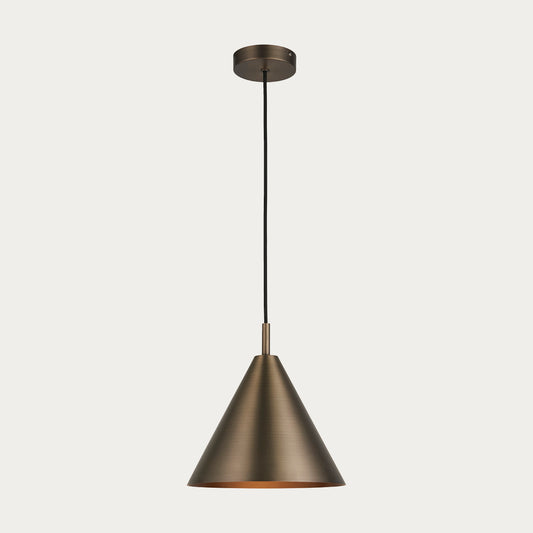Brushed antique bronze plate