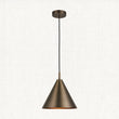 Brushed antique bronze plate