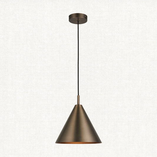 Brushed antique bronze plate