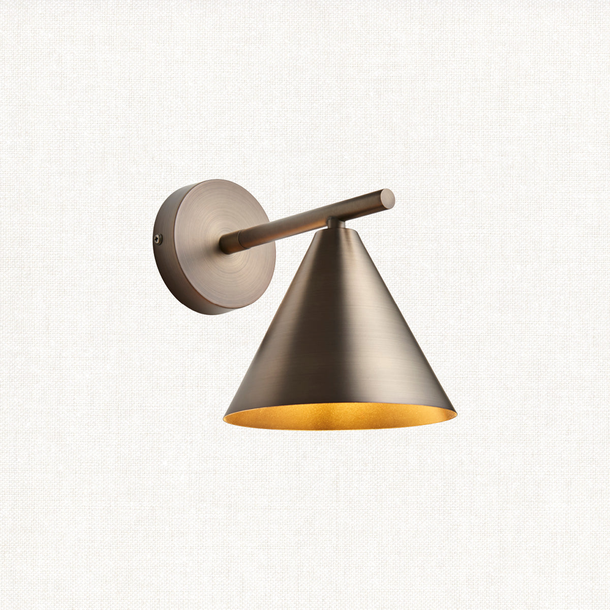 Brushed antique bronze plate