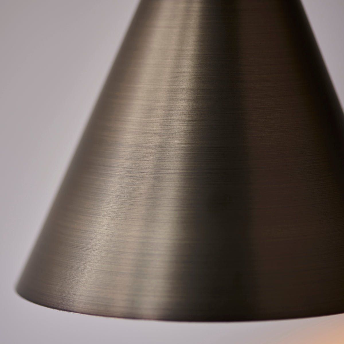 Brushed antique bronze plate