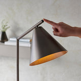 Brushed antique bronze plate