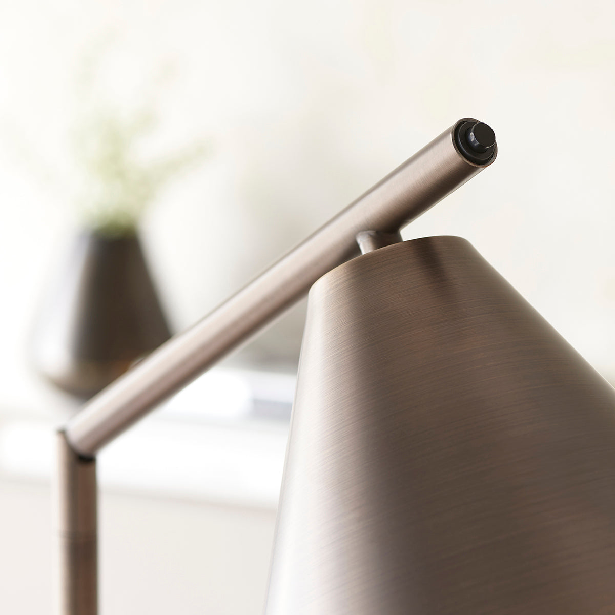 Brushed antique bronze plate