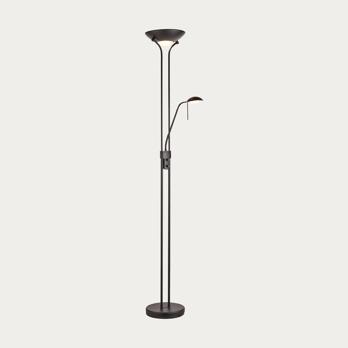 Matt black & opal glass