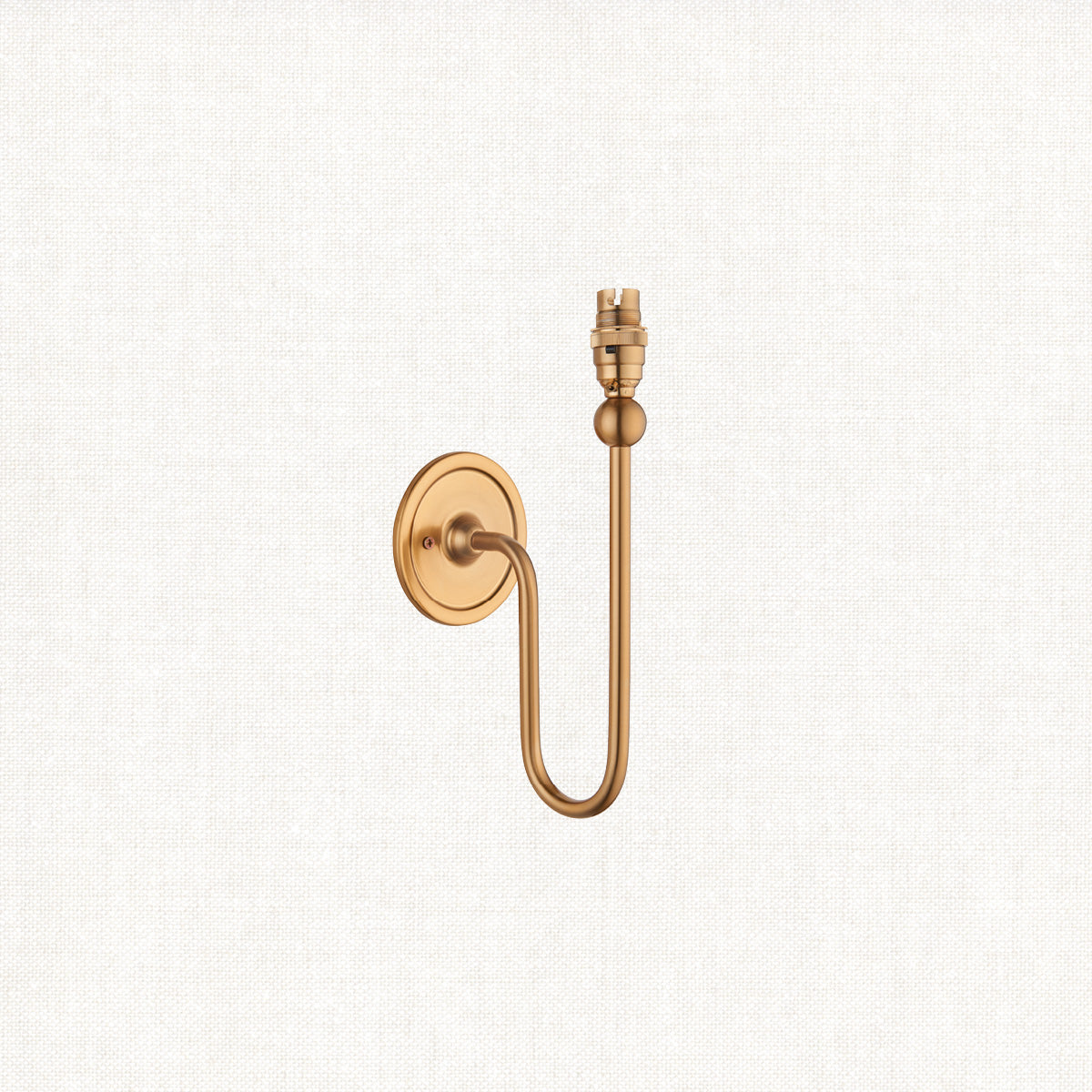 Brushed aged brass plate