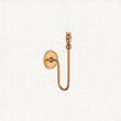 Brushed aged brass plate