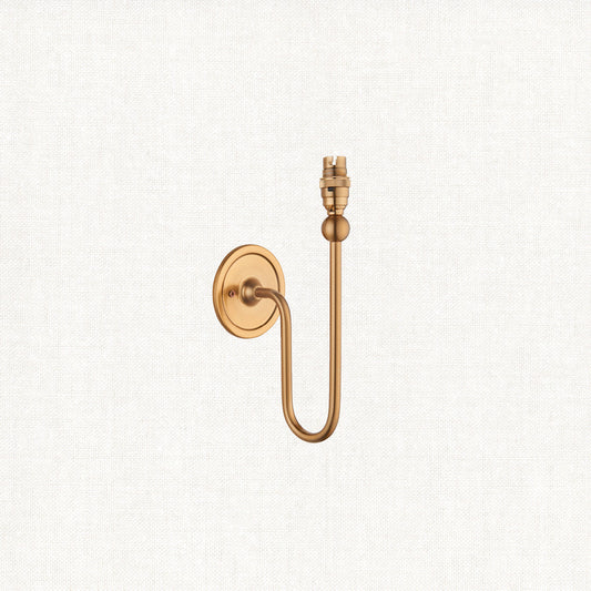 Brushed aged brass plate