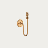 Brushed aged brass plate