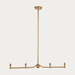 Brushed aged brass plate