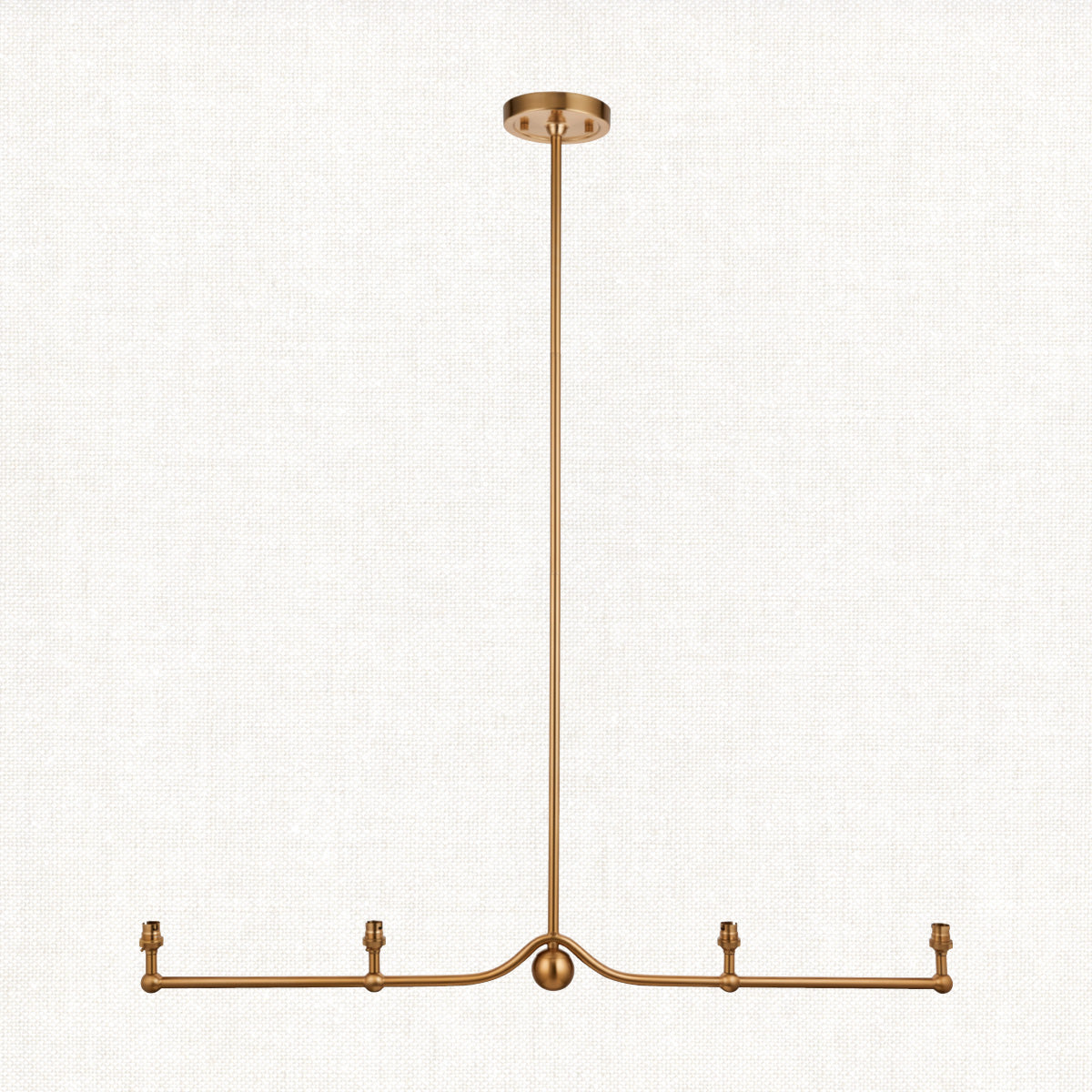 Brushed aged brass plate