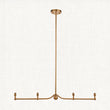 Brushed aged brass plate