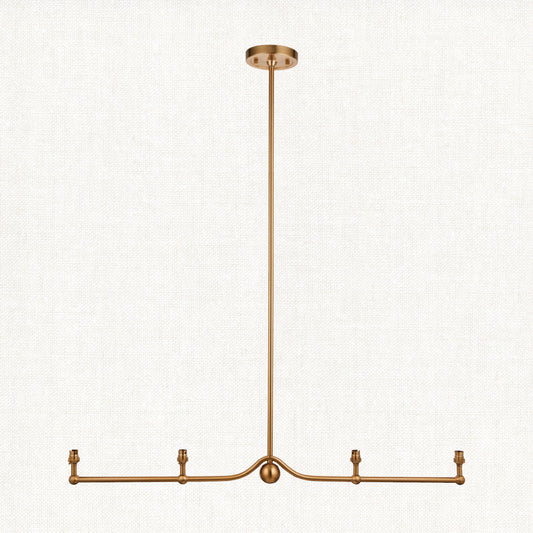 Brushed aged brass plate