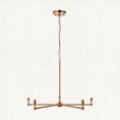 Brushed aged brass plate