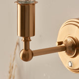 Brushed aged brass plate