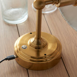 Brushed aged brass plate