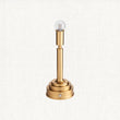 Brushed aged brass plate