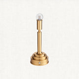 Brushed aged brass plate