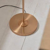 Vintage brass & natural linen