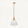 Natural ash, brushed aged brass plate