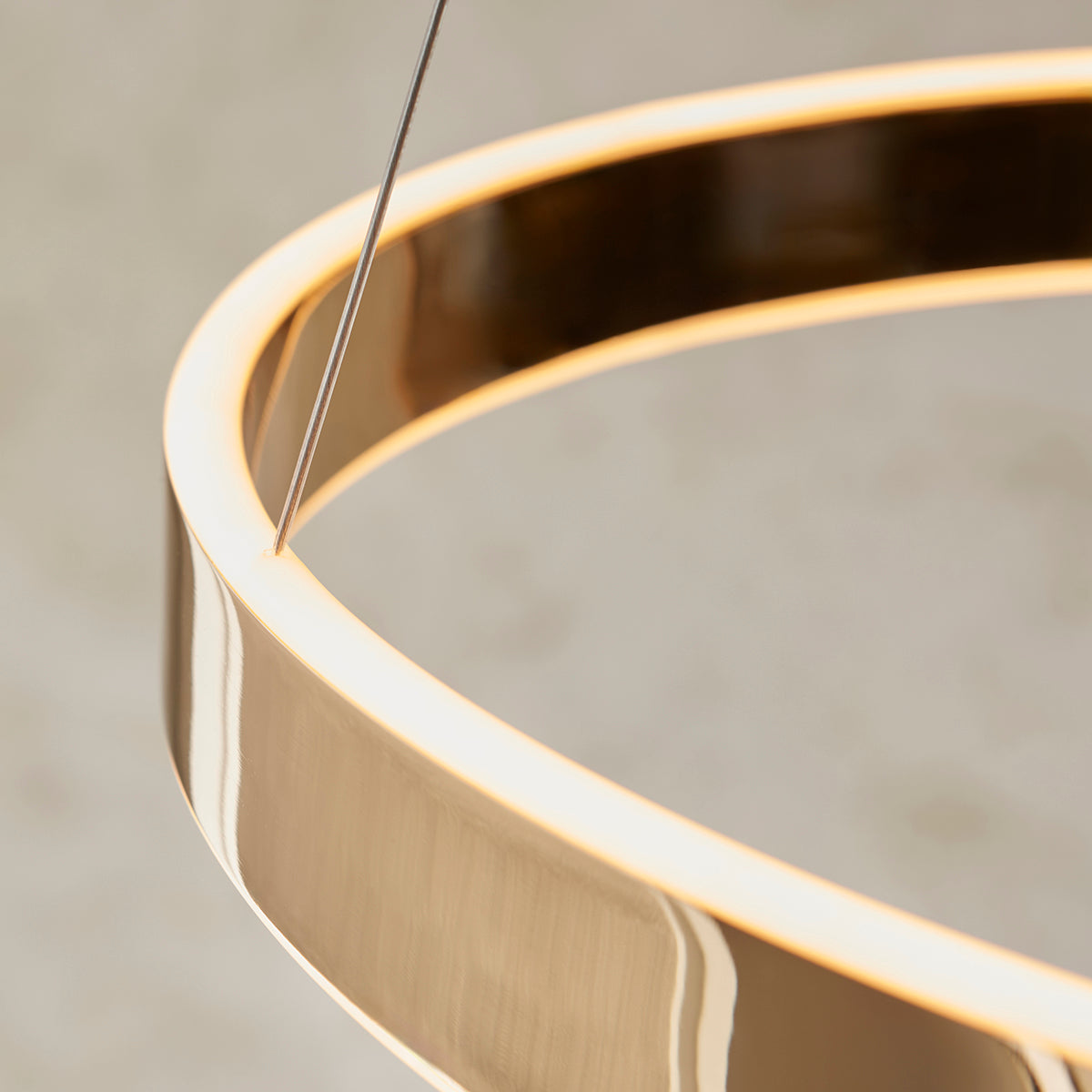 French gold & frosted acrylic