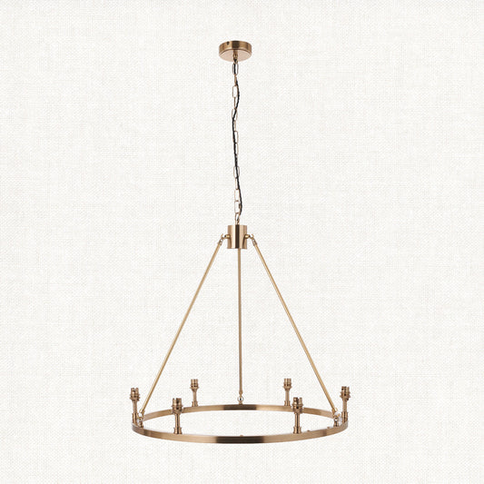 Brushed aged brass plate