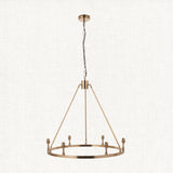 Brushed aged brass plate