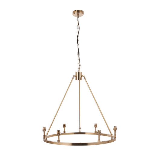 Brushed aged brass plate