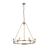 Brushed aged brass plate