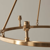 Brushed aged brass plate