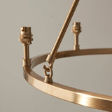 Brushed aged brass plate