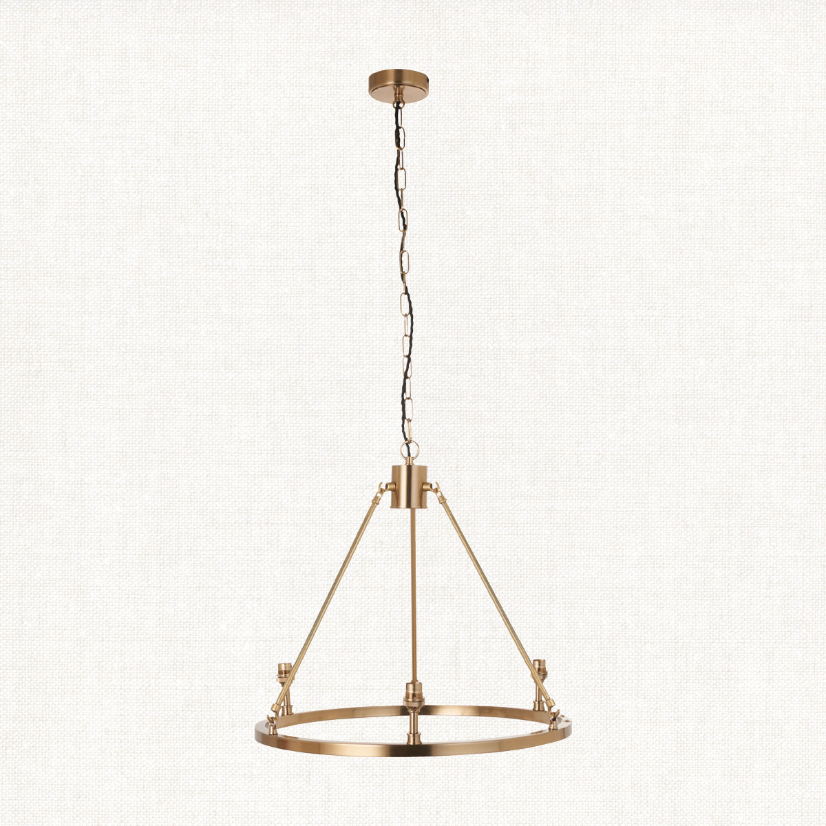 Brushed aged brass plate