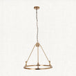 Brushed aged brass plate