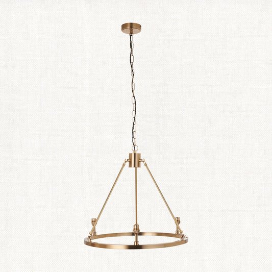 Brushed aged brass plate