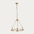Brushed aged brass plate