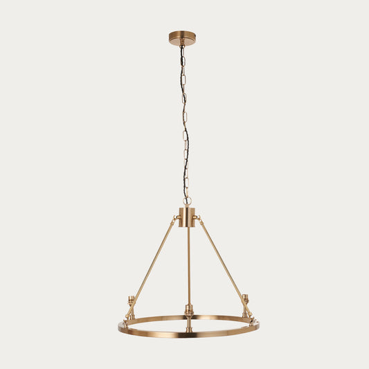 Brushed aged brass plate