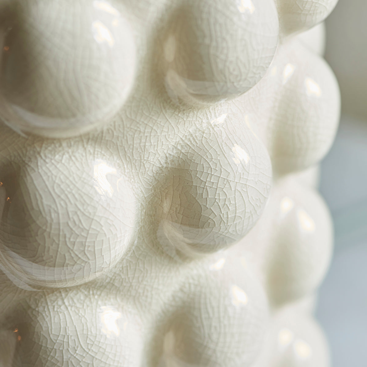 White crackle glaze & brushed aged brass plate