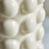 White crackle glaze & brushed aged brass plate